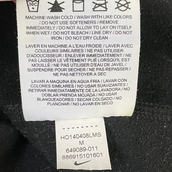 Nike Pro Women’s Half Zip Pullover Black Size Medium Athletic Casual Comfort - Picture 8 of 13